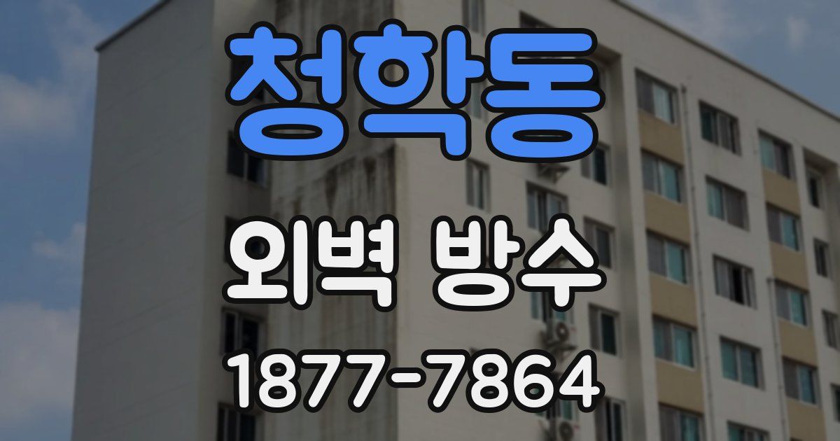 청학동 외벽 방수