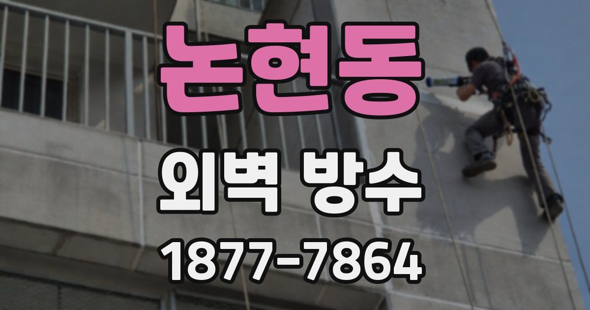 논현동 외벽 방수