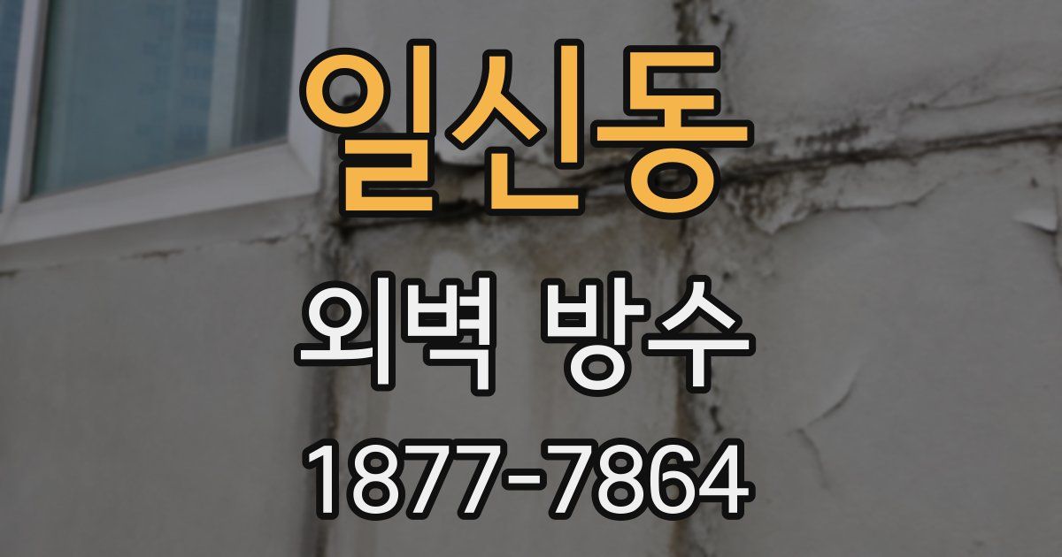 일신동 외벽 방수