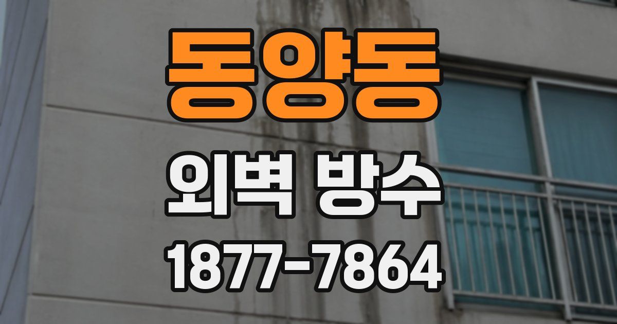 동양동 외벽 방수