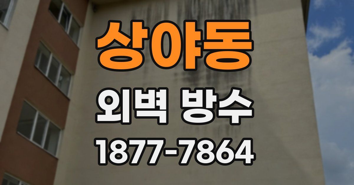 상야동 외벽 방수