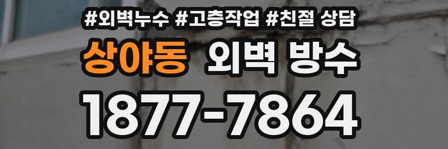 상야동 외벽 방수