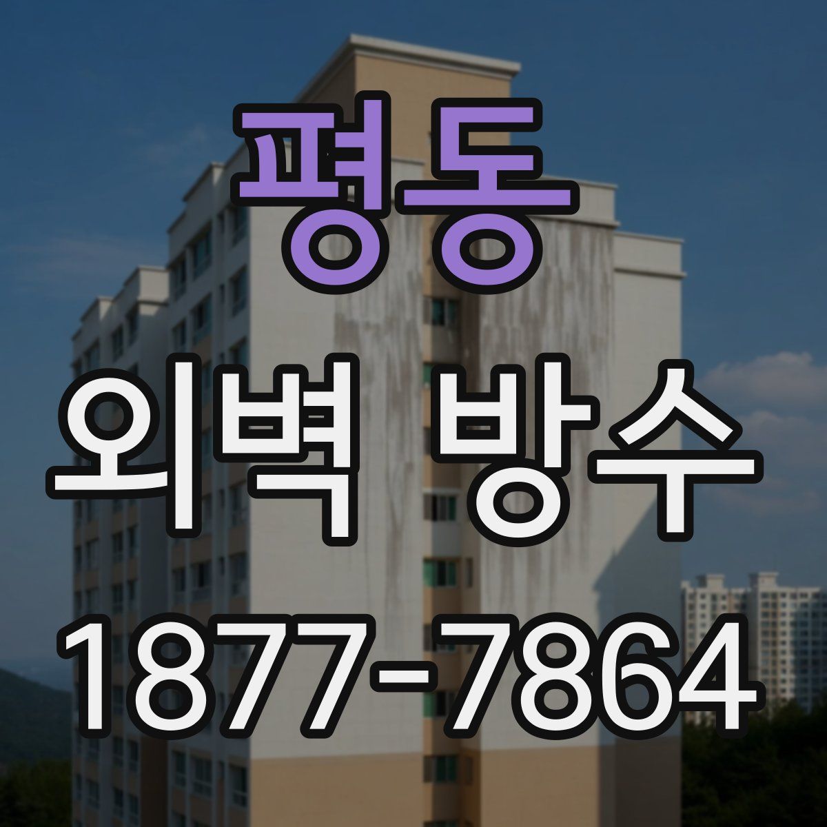 평동 외벽 방수