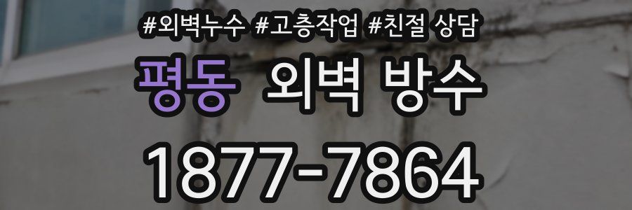 평동 외벽 방수