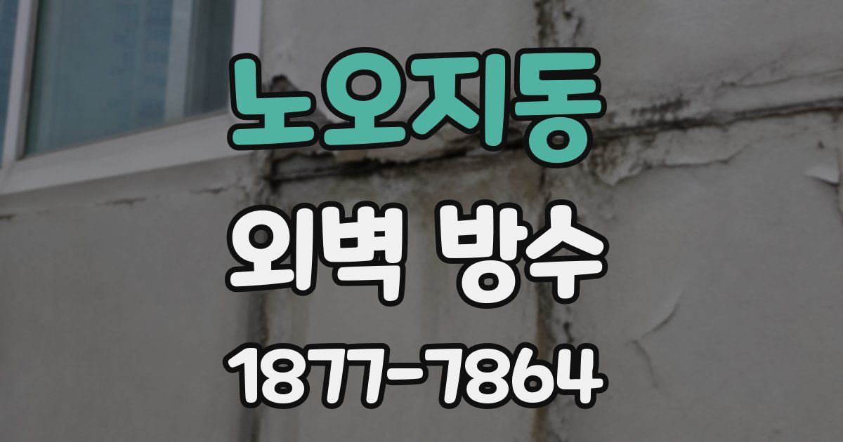 노오지동 외벽 방수