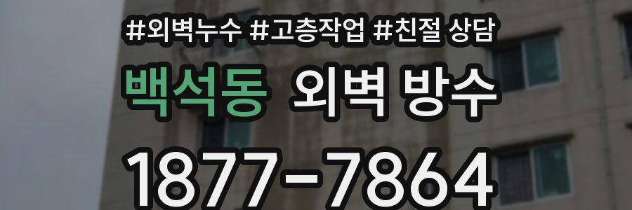 백석동 외벽 방수