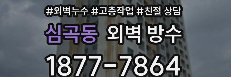 심곡동 외벽 방수