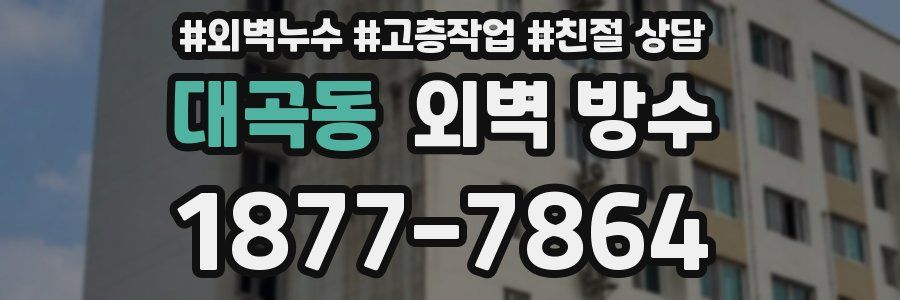 대곡동 외벽 방수
