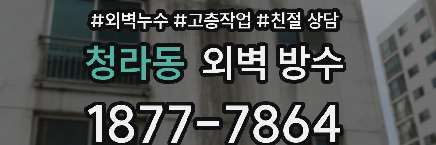 청라동 외벽 방수
