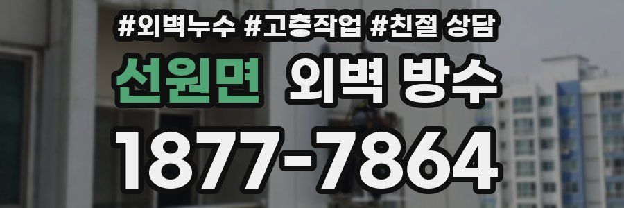 선원면 외벽 방수