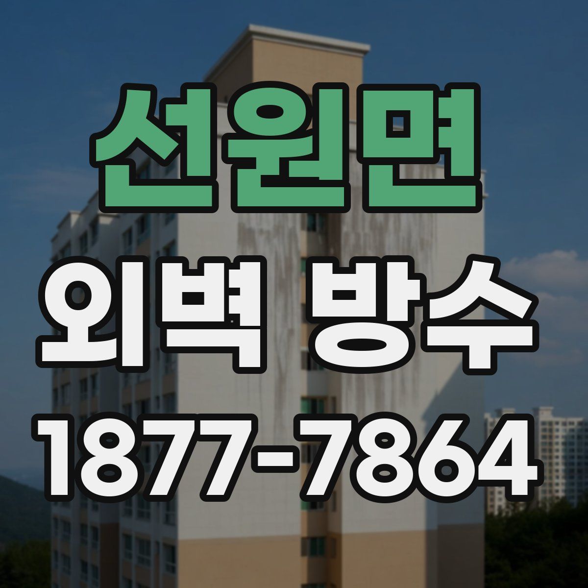 선원면 외벽 방수