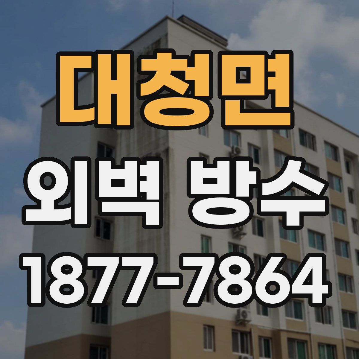 대청면 외벽 방수
