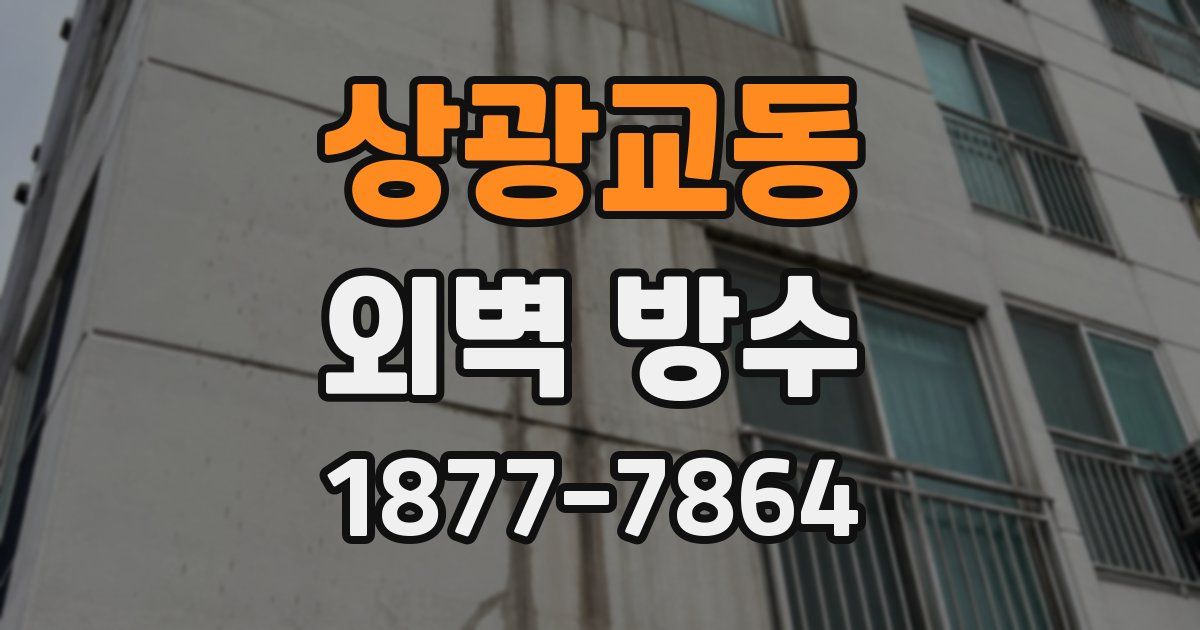 상광교동 외벽 방수