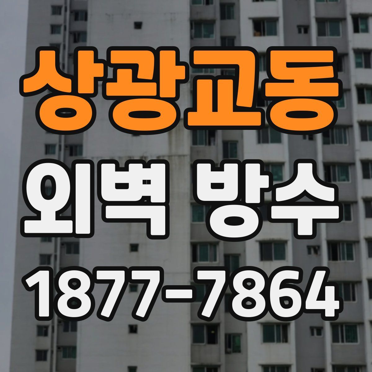 상광교동 외벽 방수