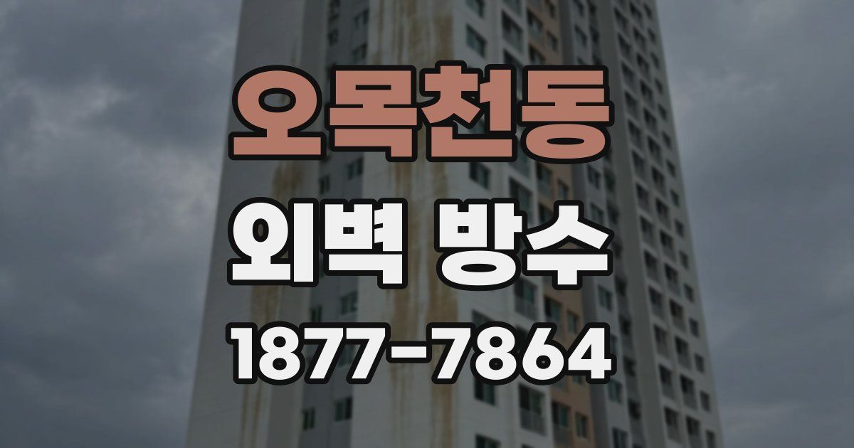 오목천동 외벽 방수