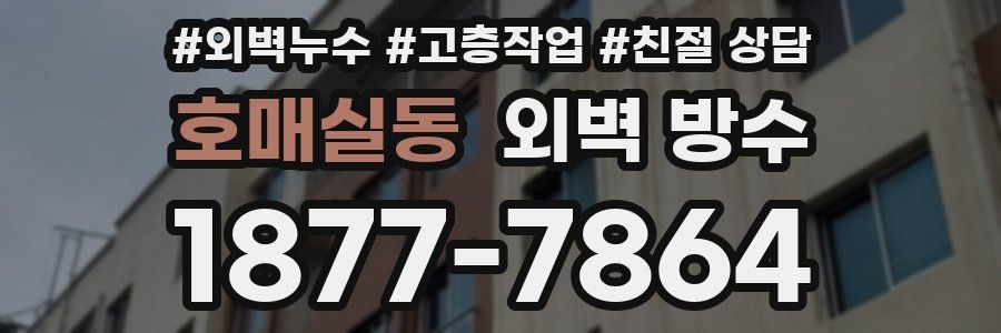 호매실동 외벽 방수