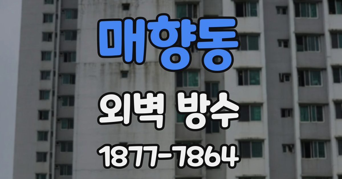 매향동 외벽 방수