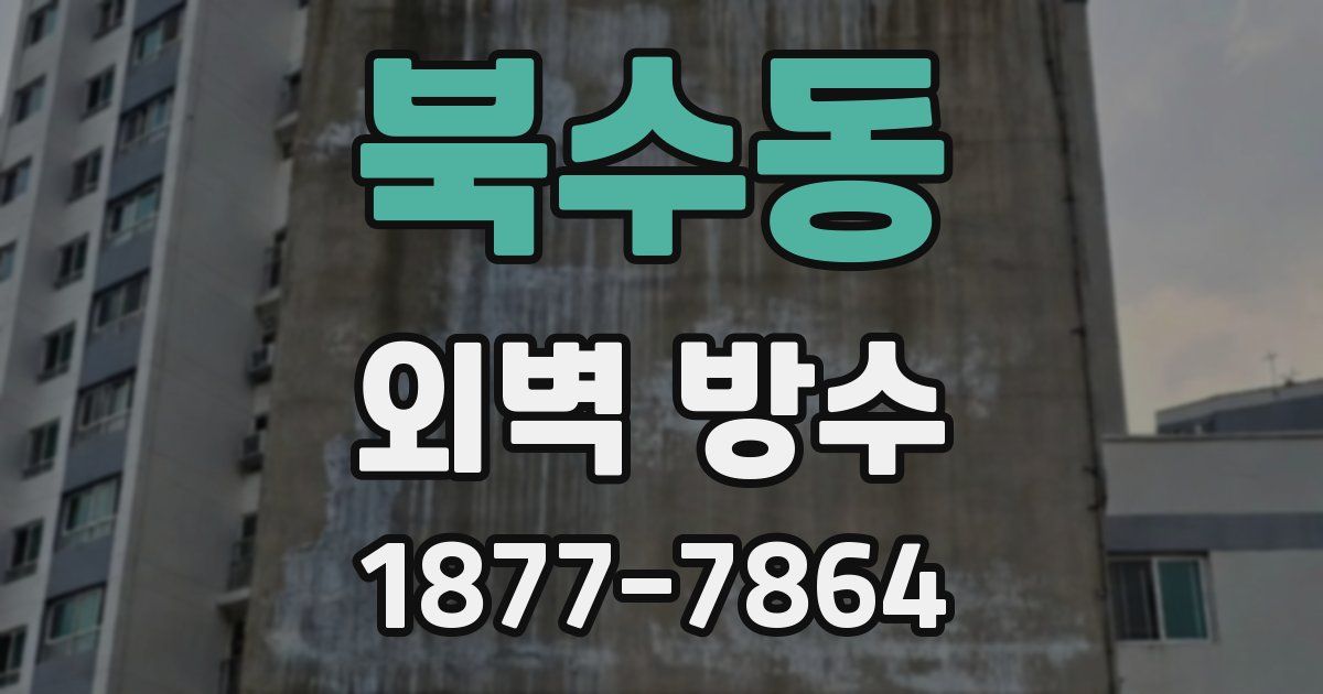 북수동 외벽 방수