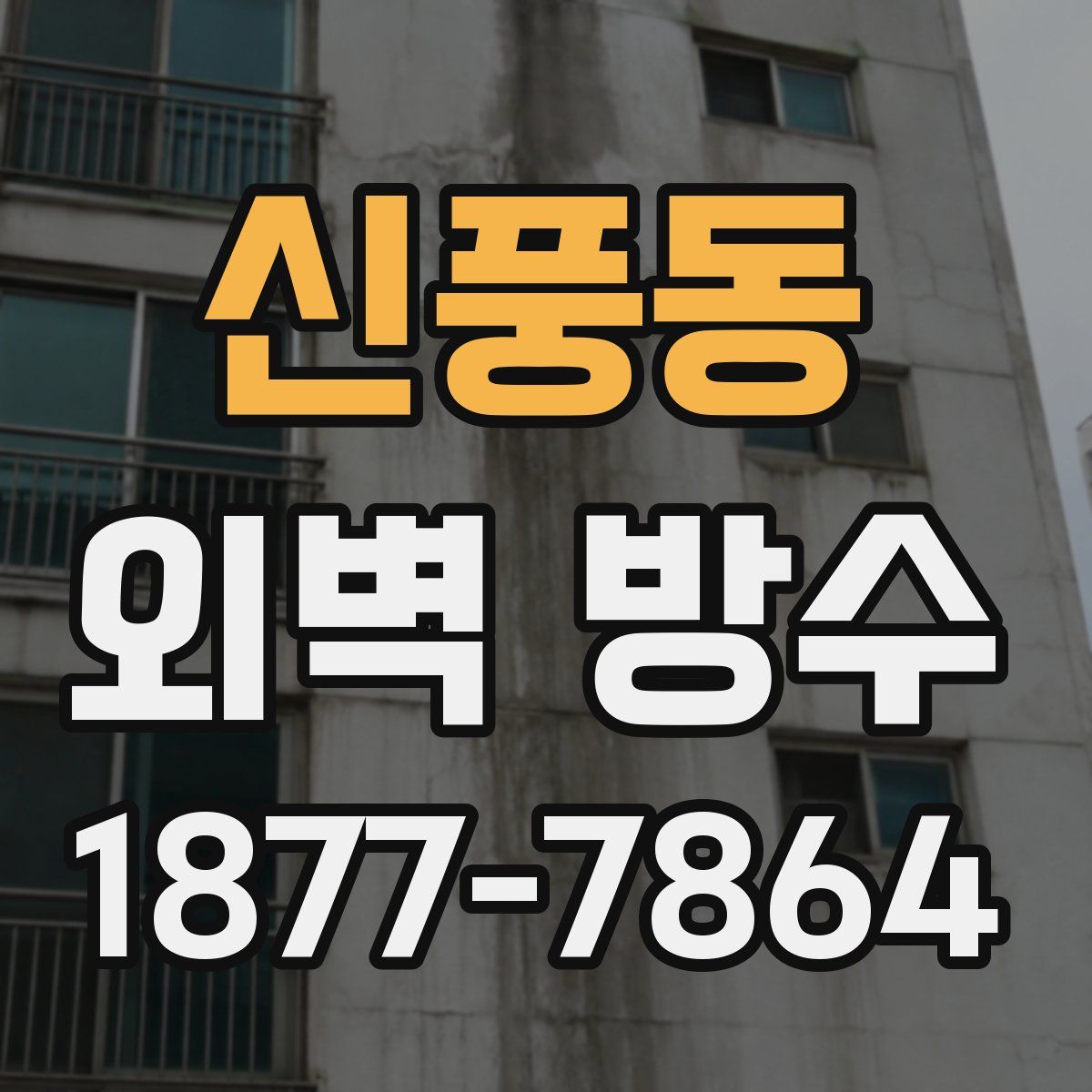 신풍동 외벽 방수