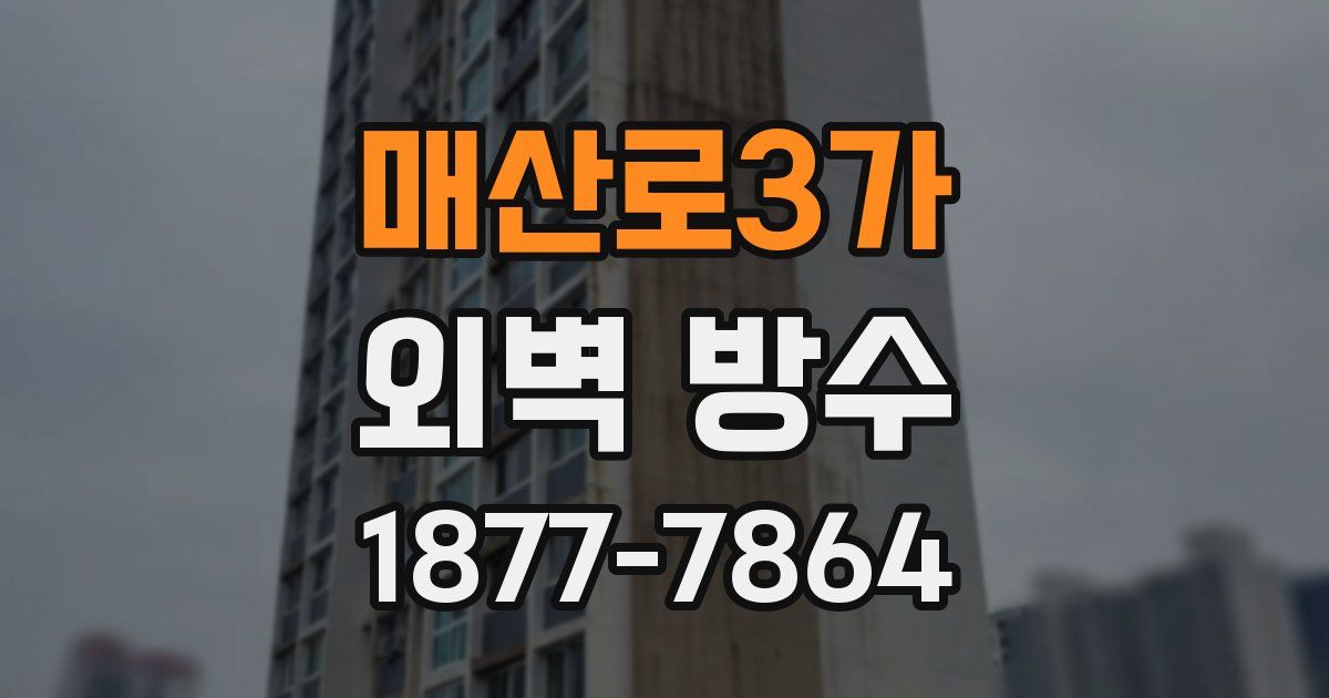 매산로3가 외벽 방수