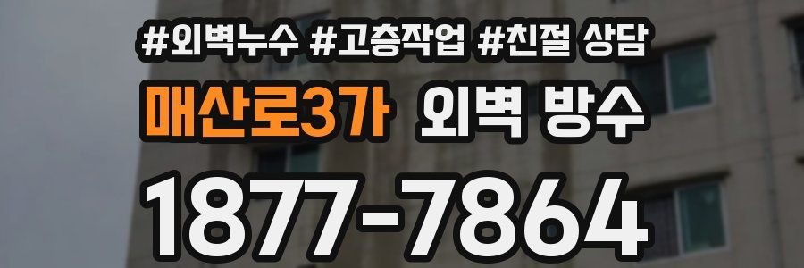 매산로3가 외벽 방수