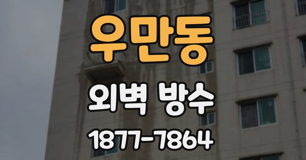 우만동 외벽 방수