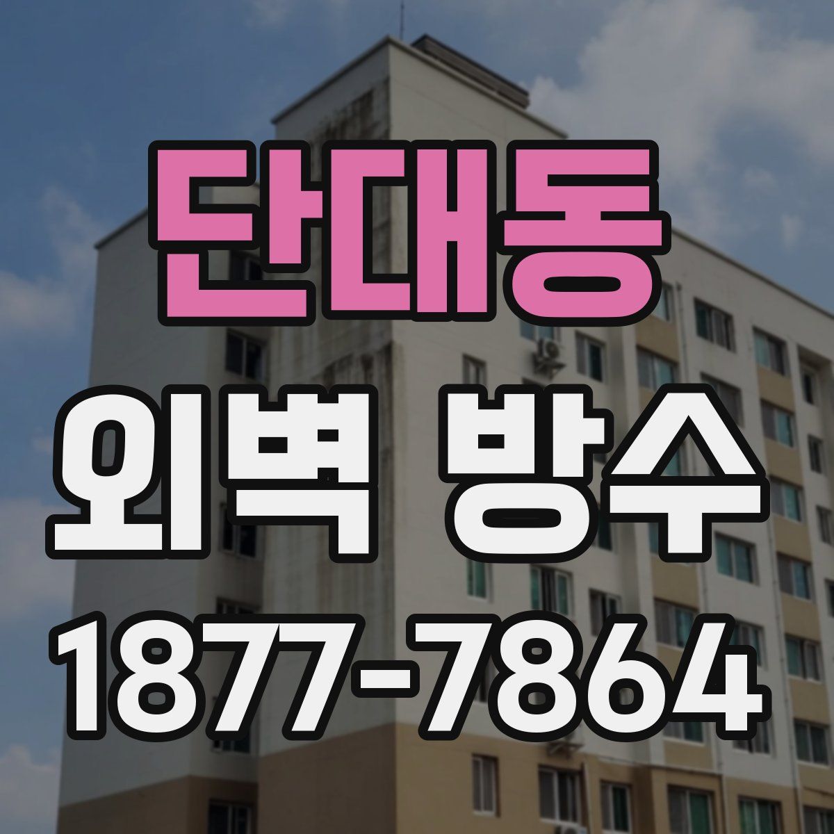 단대동 외벽 방수