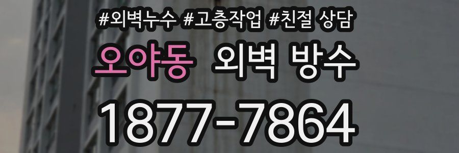 오야동 외벽 방수