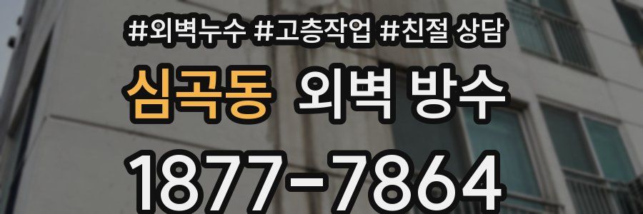심곡동 외벽 방수