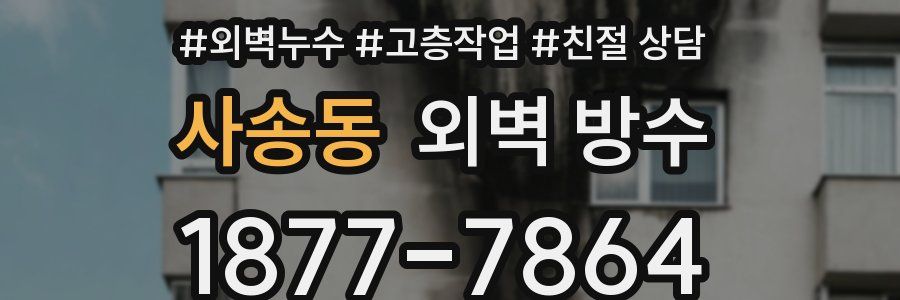 사송동 외벽 방수