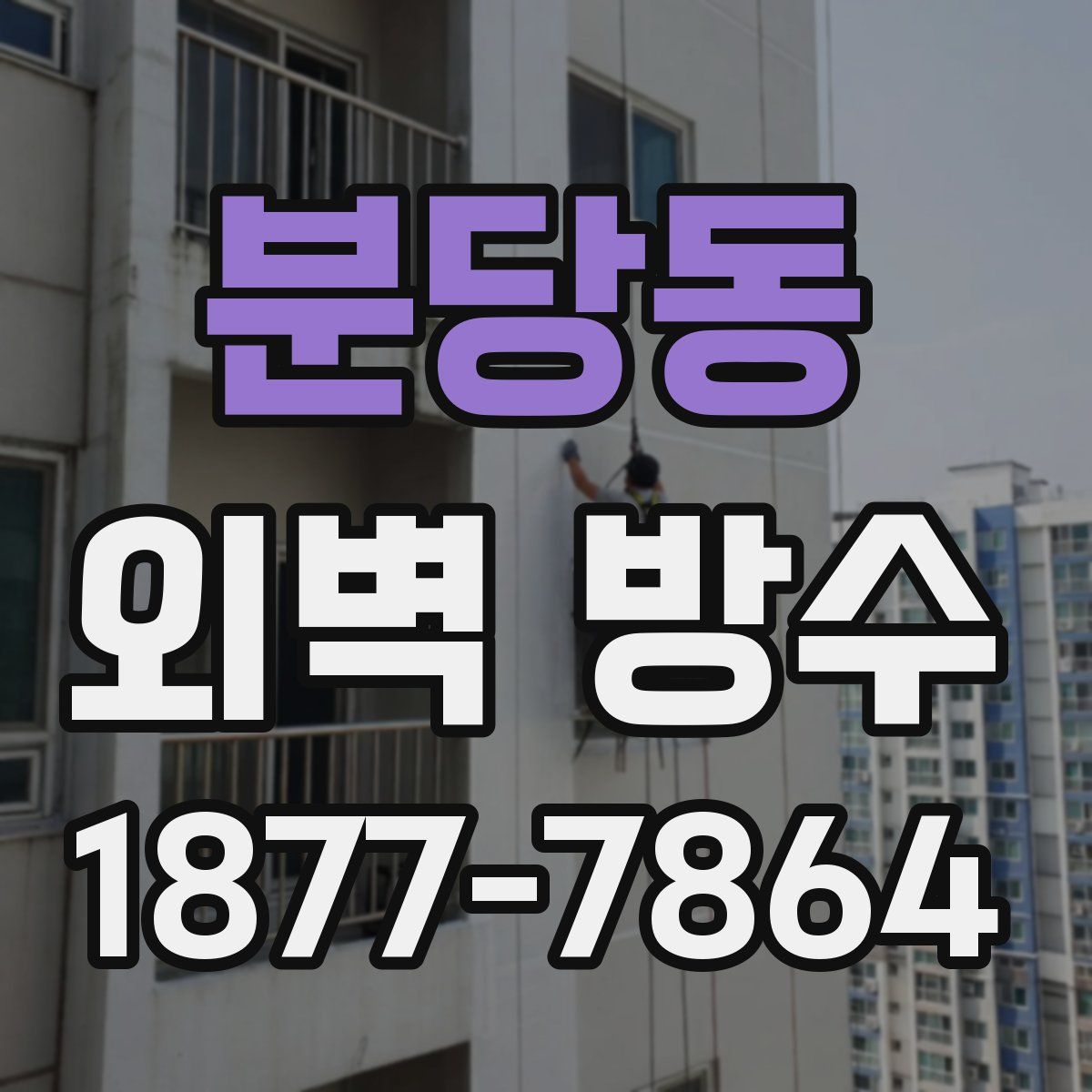 분당동 외벽 방수