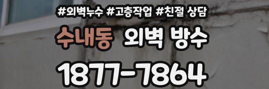 수내동 외벽 방수