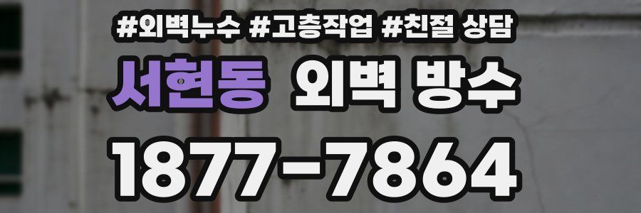 서현동 외벽 방수