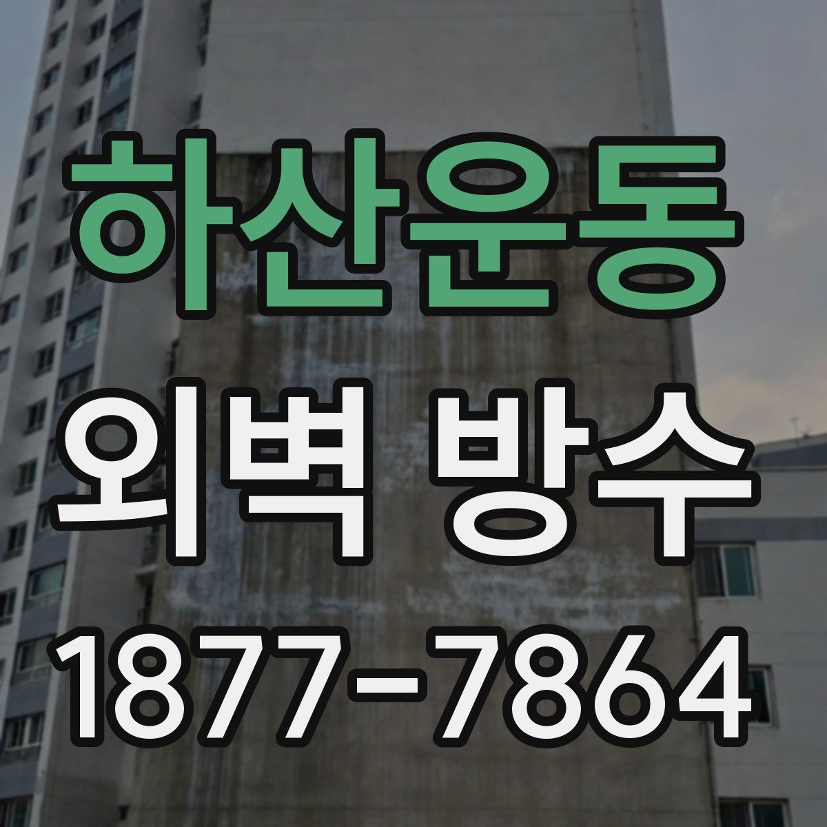 하산운동 외벽 방수