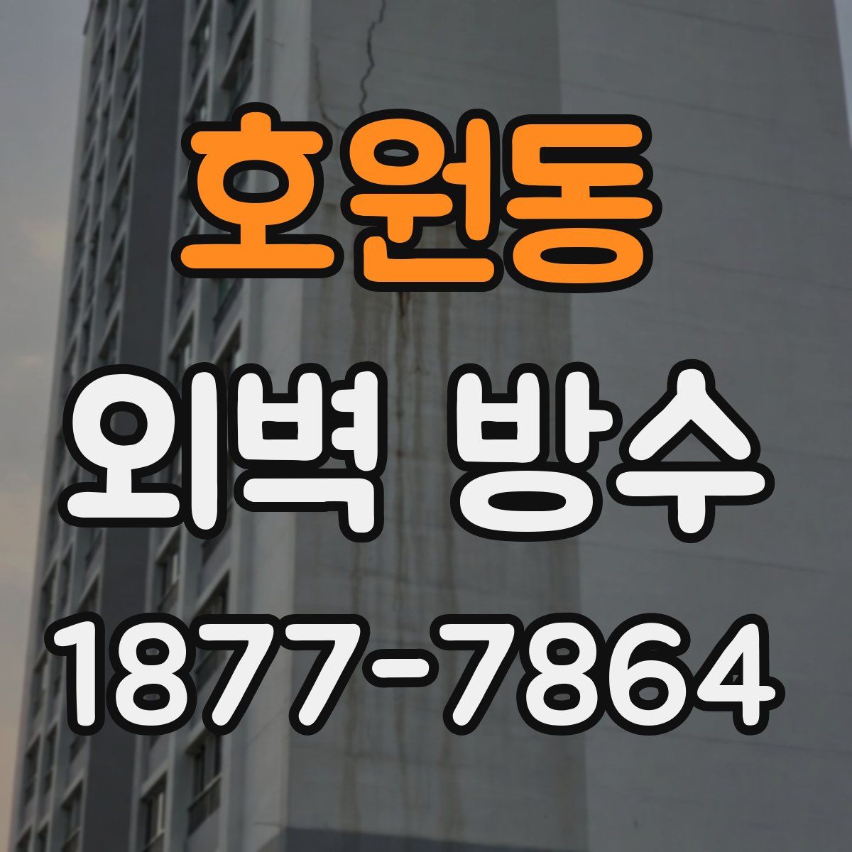 호원동 외벽 방수