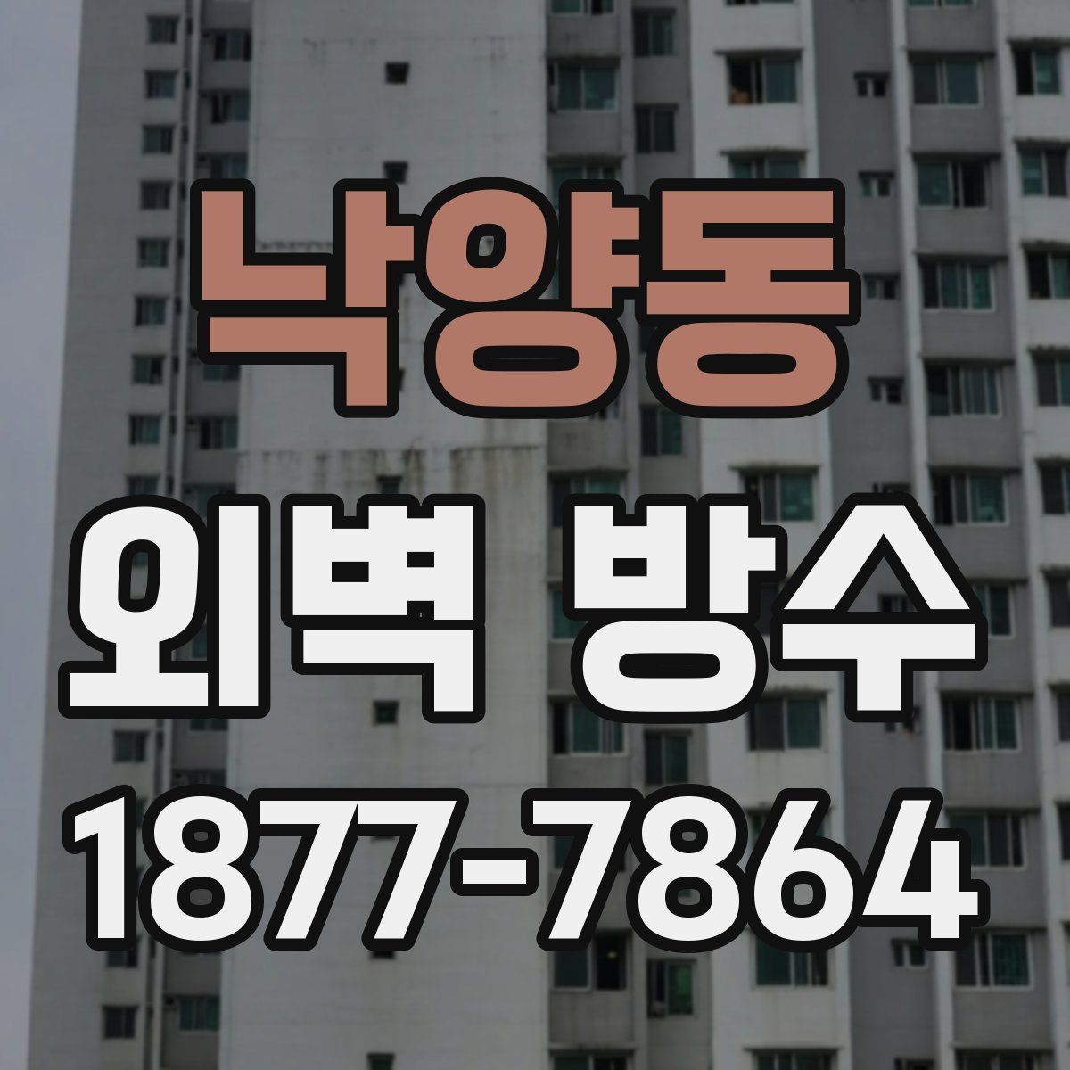 낙양동 외벽 방수