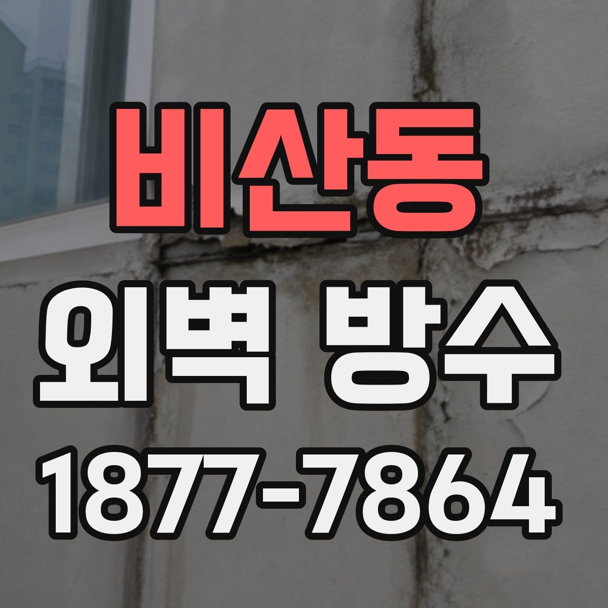 비산동 외벽 방수