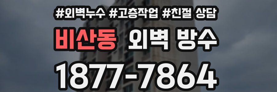 비산동 외벽 방수