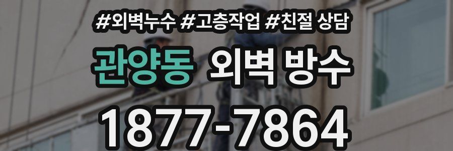 관양동 외벽 방수