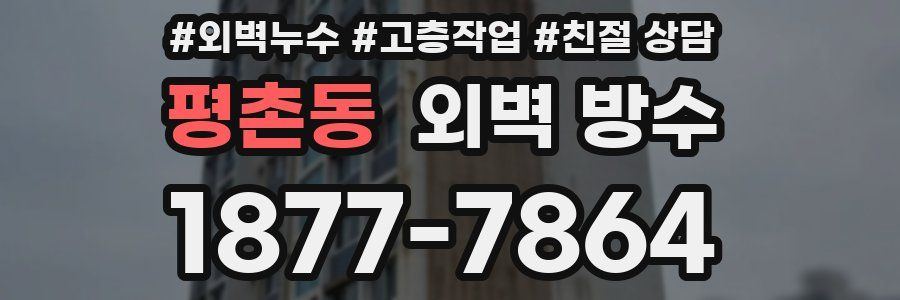 평촌동 외벽 방수