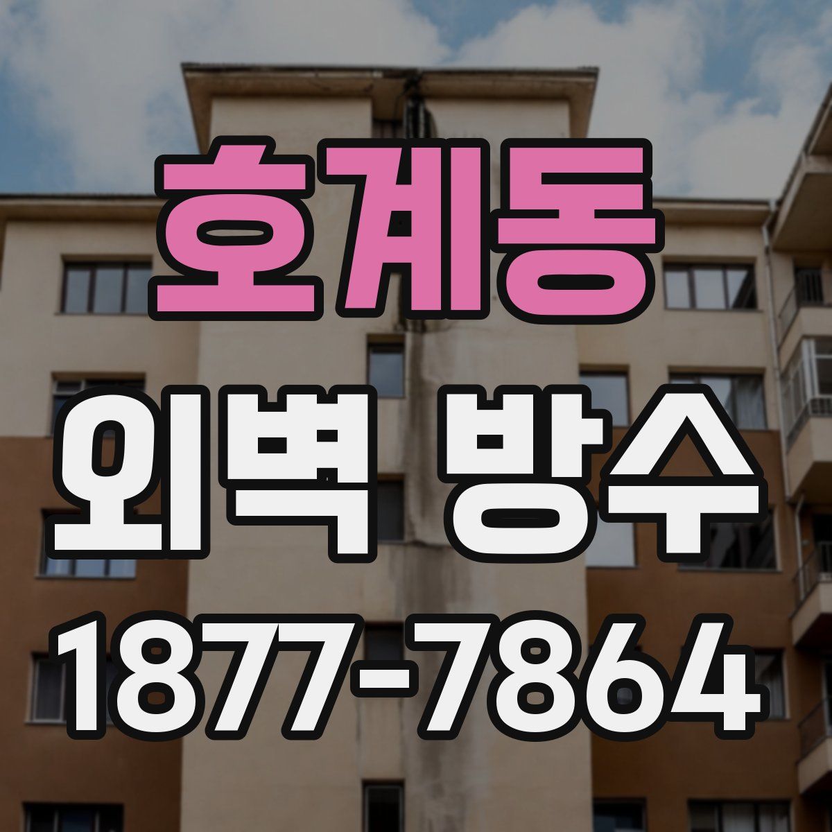 호계동 외벽 방수