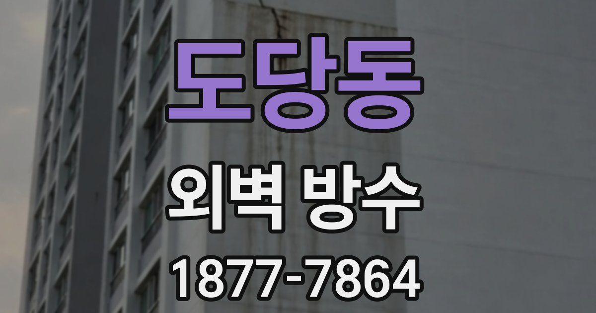 도당동 외벽 방수