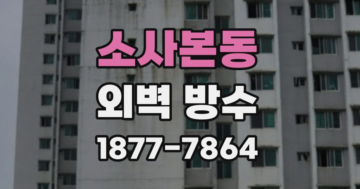 소사본동 외벽 방수