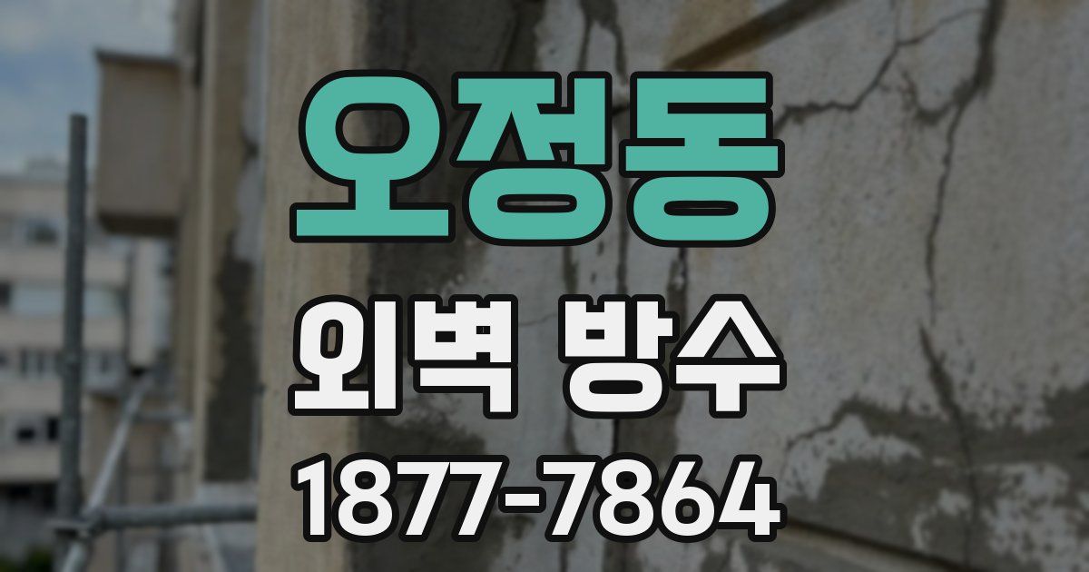 오정동 외벽 방수