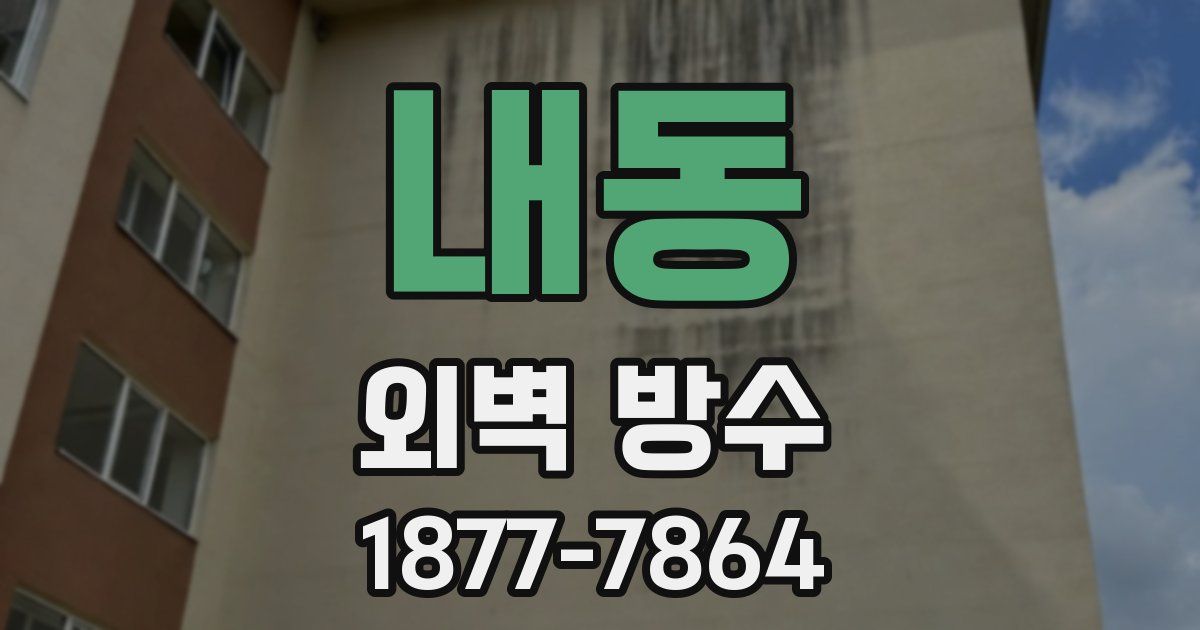 내동 외벽 방수