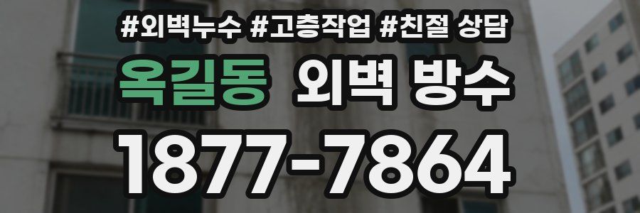 옥길동 외벽 방수