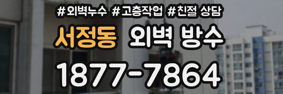 서정동 외벽 방수