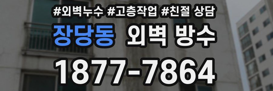 장당동 외벽 방수