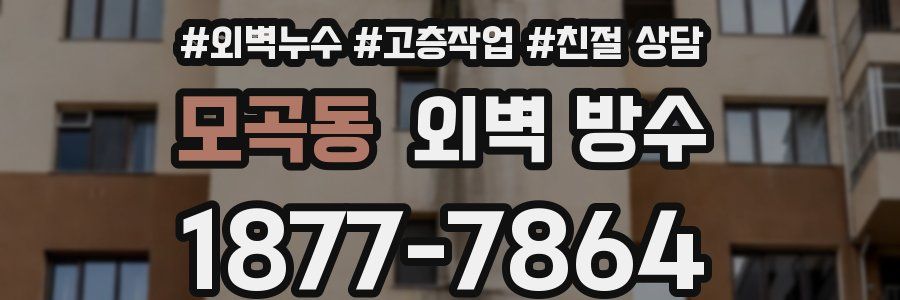 모곡동 외벽 방수