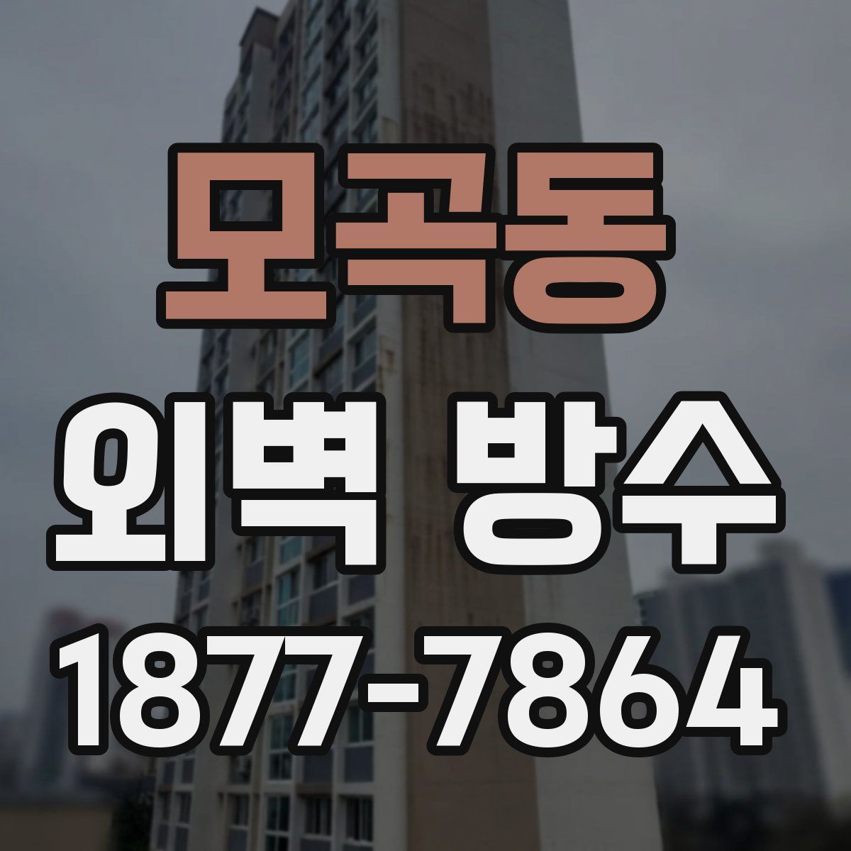 모곡동 외벽 방수